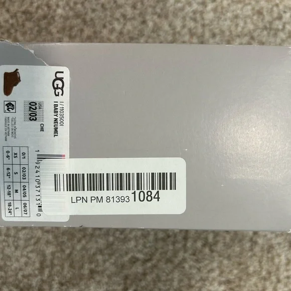 UGG Baby Brown Shoes - Picture 3 of 3